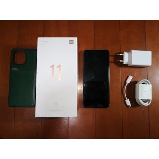 （お値下げ）ジャンク扱い xiaomi Mi 11 8gb 256gb(スマートフォン本体)