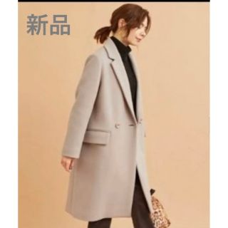 ビューティアンドユースユナイテッドアローズ(BEAUTY&YOUTH UNITED ARROWS)の最終大幅値下 タグ付き新品 BY∴ MANTECO ダブルテーラードコート(ロングコート)