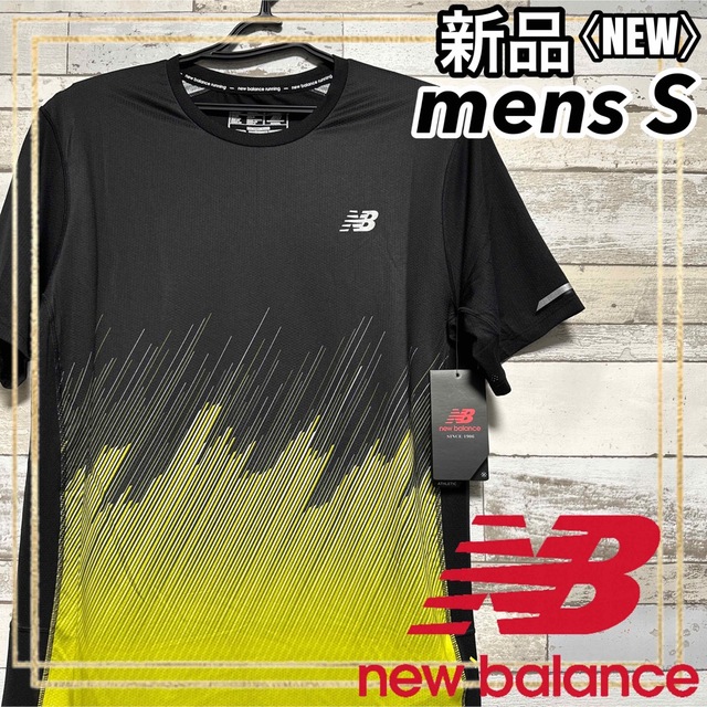 New Balance(ニューバランス)のnew balanceニューバランスショートスリーブ半袖Tシャツ メンズS 新品 スポーツ/アウトドアのトレーニング/エクササイズ(トレーニング用品)の商品写真