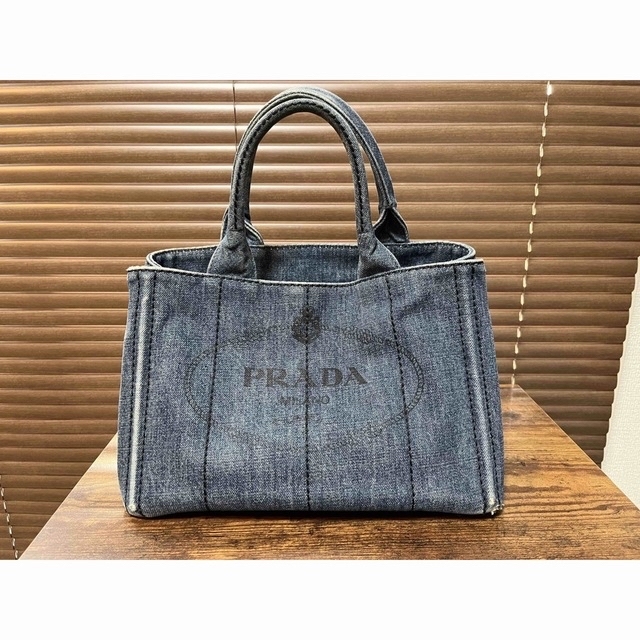 PRADA デニムハンド・ショルダーバッグ