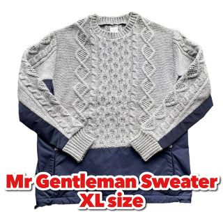 MISTERGENTLEMAN - mr gentleman ミスタージェントルマン 切り替えニット