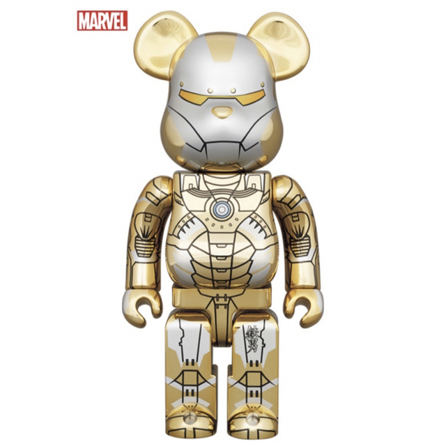 BE@RBRICK SORAYAMA IRONMAN REVERSE 1000％