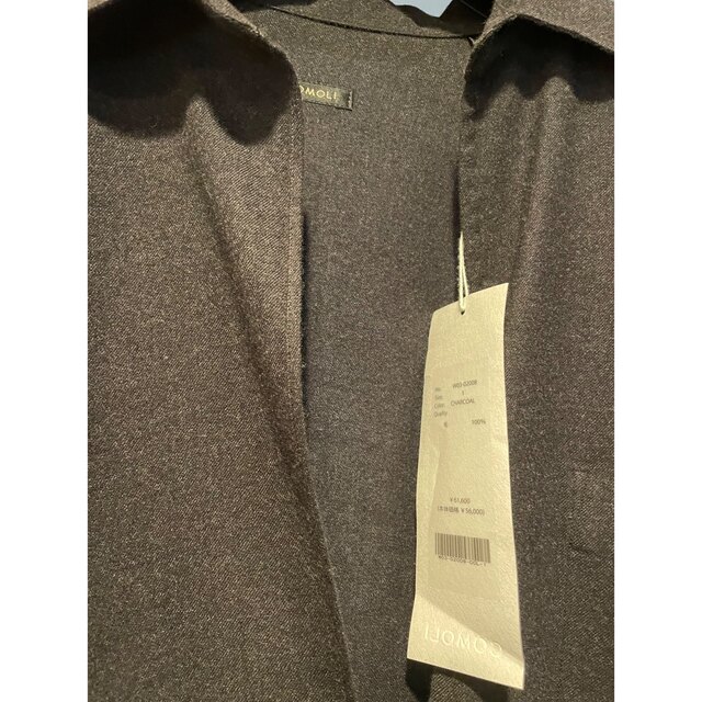 COMOLI - comoli 22AW ウールビエラスキッパーシャツ 1 charcoal COMOLI - comoli 22AW ウールビエラスキッパーシャツ 1 charcoal