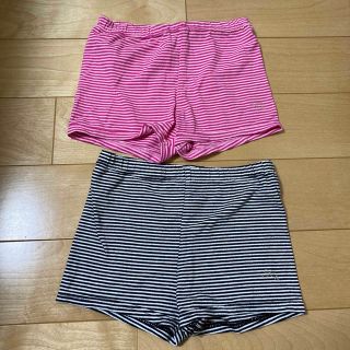 ハッカキッズ(hakka kids)のハッカキッズ　一分丈スパッツ　２枚セット　130cm(パンツ/スパッツ)