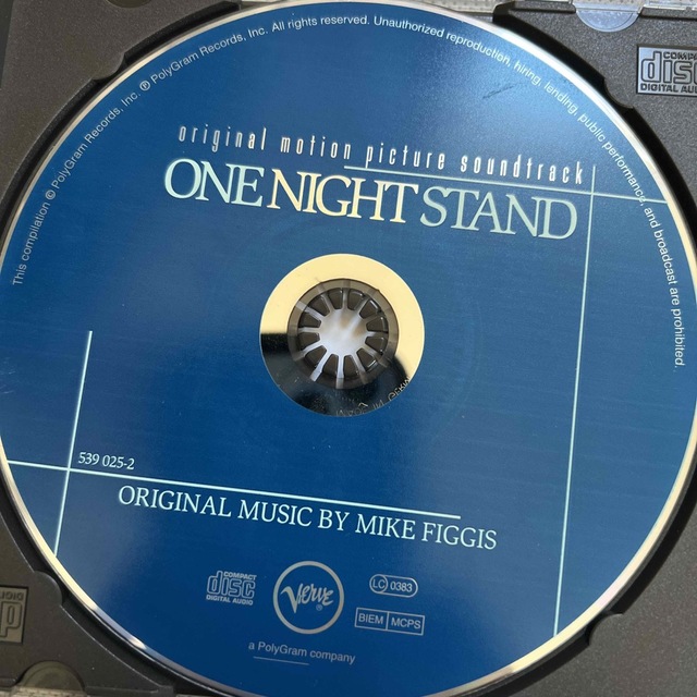 【中古】One Night Stand/ワン・ナイト・スタンド-US盤 CD エンタメ/ホビーのCD(映画音楽)の商品写真