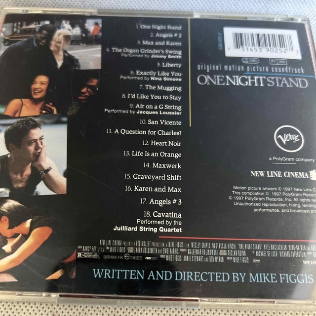 【中古】One Night Stand/ワン・ナイト・スタンド-US盤 CD エンタメ/ホビーのCD(映画音楽)の商品写真