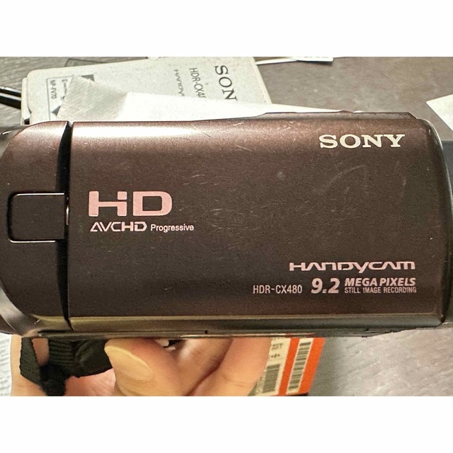 SONY ビデオカメラ HDR-CX480(T) ブラウン タッチパネル