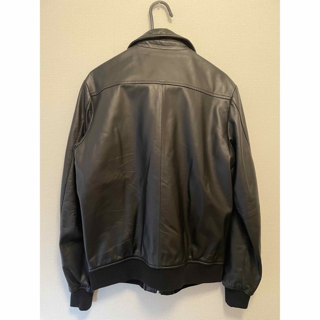 パステルオリーブ ESTNATION別注 ショット レザーGジャン レザー
