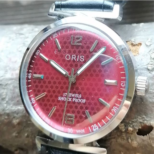 ●美品！●オリス■ORIS 手巻き機械式ヴィンテージメンズ腕時計アンティーク