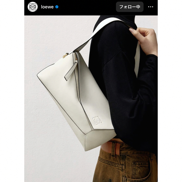 LOEWE(ロエベ)の超美品　LOEWEロエベ  パズルホーボー　レザーバッグ　puzzle hobo レディースのバッグ(ショルダーバッグ)の商品写真