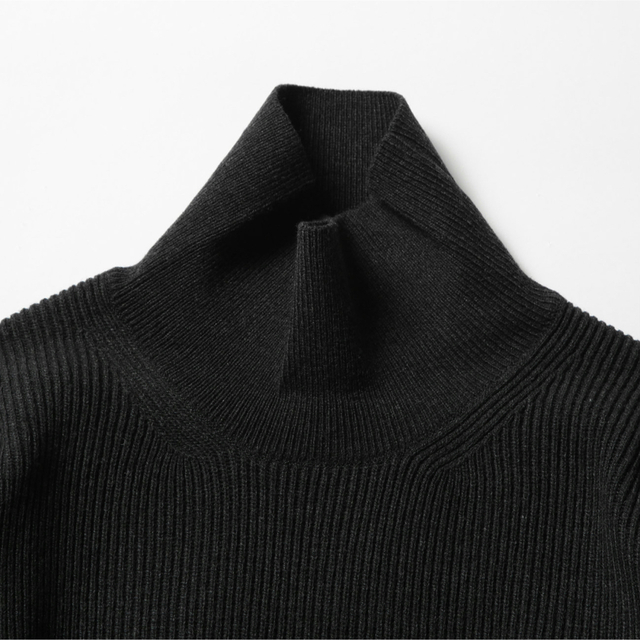 メンズ auralee super fine wool rib knit turtle 特別最終価格