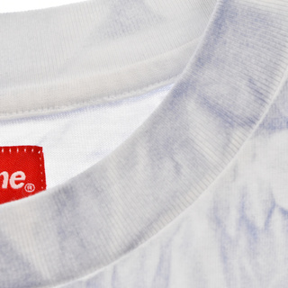 SUPREME シュプリーム 22AW Creases S/S Top クリースTシャツ クルーネック半袖Tシャツ ホワイト/パープル