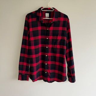 ギャップ(GAP)のギャップ レディース チェック シャツ コットン 長袖 M(シャツ/ブラウス(長袖/七分))