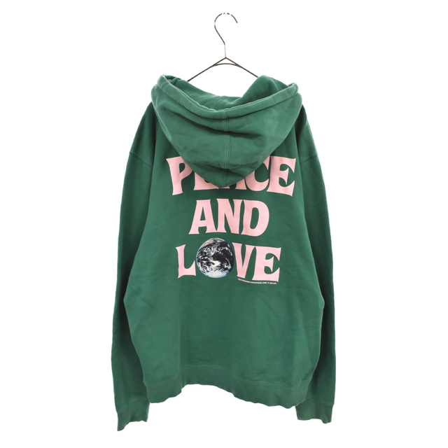 STUSSY - STUSSY ステューシー PEACE AND LOVEプリントプルオーバー