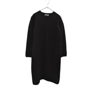 ヨウジヤマモト(Yohji Yamamoto)のYohji Yamamoto POUR HOMME ヨウジヤマモト プールオム 06AW ウールスーパーロング丈ストレッチニットセーター　ブラック　HN-K51-922(ニット/セーター)