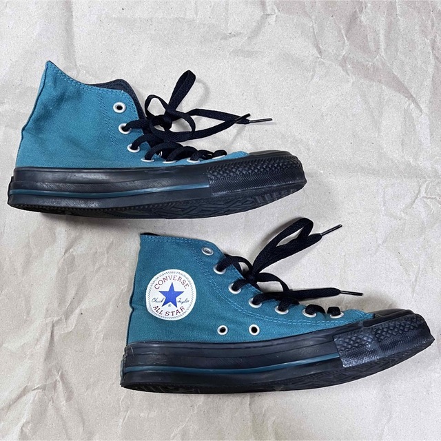 ALL STAR（CONVERSE）(オールスター)のCONVERSE コンバース　オールスター ハイカット　グリーン×ブラック レディースの靴/シューズ(スニーカー)の商品写真