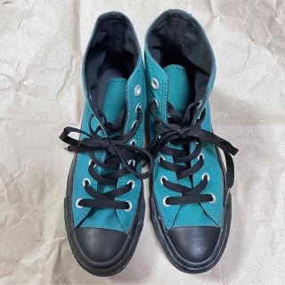 オールスター(ALL STAR（CONVERSE）)のCONVERSE コンバース　オールスター ハイカット　グリーン×ブラック(スニーカー)