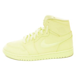 ナイキ(NIKE)のNIKE ナイキ WMNS AIR JORDAN 1 RET HI PREM BARELY ウィメンズ エア ジョーダン 1 レトロ ハイ プレミアム ベアリーボルト AH7389-700 ハイカットスニーカー イエロー(スニーカー)