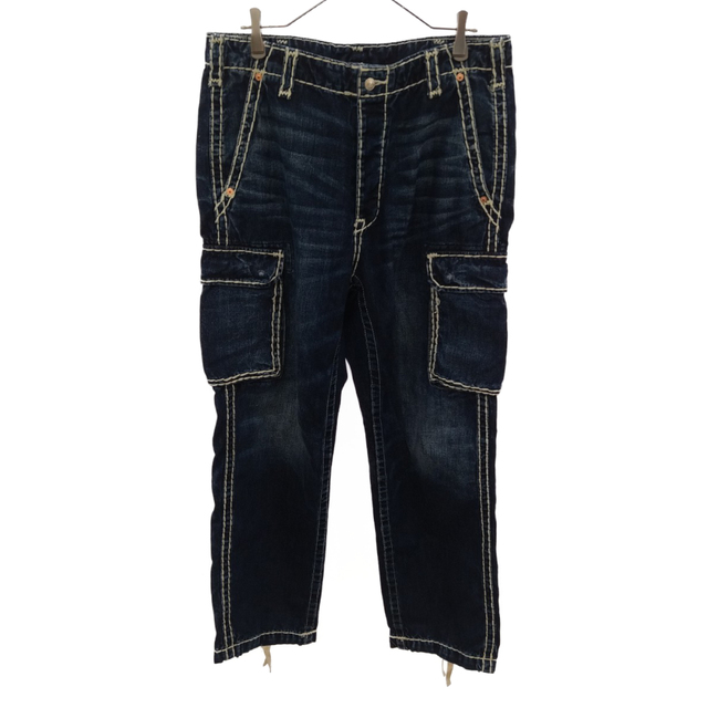 445センチワタリSUPREME シュプリーム 21AW ×True Religion Denim Cargo Pant × トゥルー レリジョン デニムカーゴパンツ インディゴ