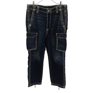 シュプリーム(Supreme)のSUPREME シュプリーム 21AW ×True Religion Denim Cargo Pant × トゥルー レリジョン デニムカーゴパンツ インディゴ(デニム/ジーンズ)