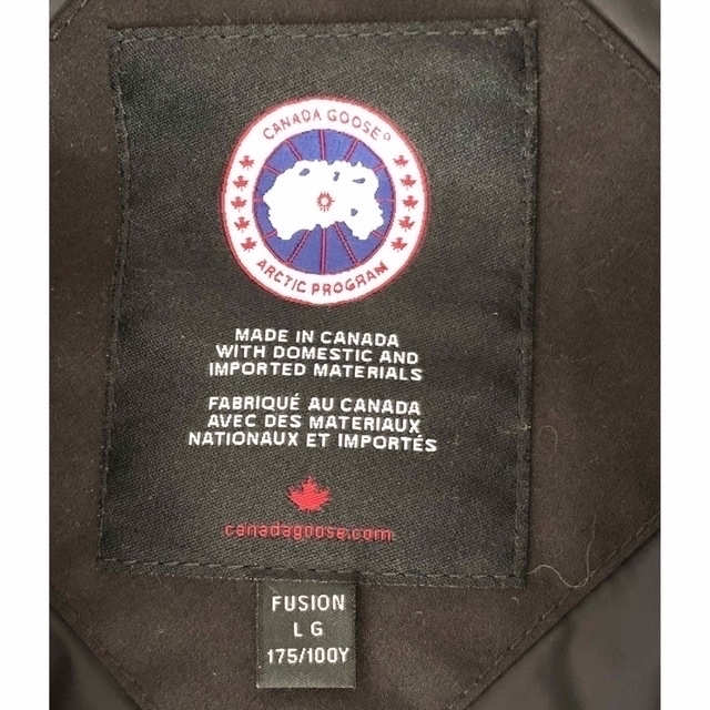 CANADA GOOSE(カナダグース)のCANADA GOOSE カーソンパーカ　ダウンジャケット　サイズL メンズのジャケット/アウター(ダウンジャケット)の商品写真