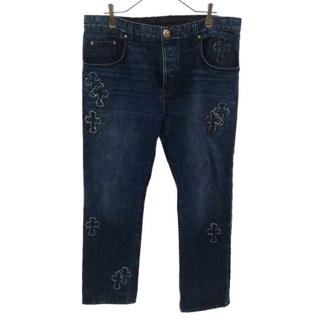 CHROME HEARTS クロムハーツ JEAN STRTLG FBRC デニムクロスパッチ付きデニムパンツ ジーンズ