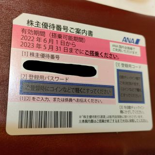 エーエヌエー(ゼンニッポンクウユ)(ANA(全日本空輸))のANA 株主優待 1枚(ショッピング)