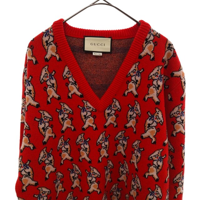 メーカー包装済】 極美品✨ GUCCI グッチ ニット セーター 3匹の子豚