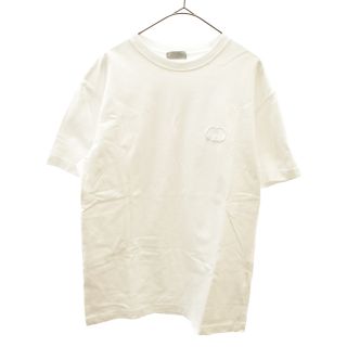 ディオール(Dior)のDIOR ディオール 20SS CD刺繍 半袖Tシャツ ホワイト 943J605A0554(Tシャツ/カットソー(半袖/袖なし))