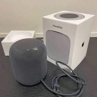 アップル(Apple)のApple HomePod アップル ホームポッド スペースグレイ(スピーカー)