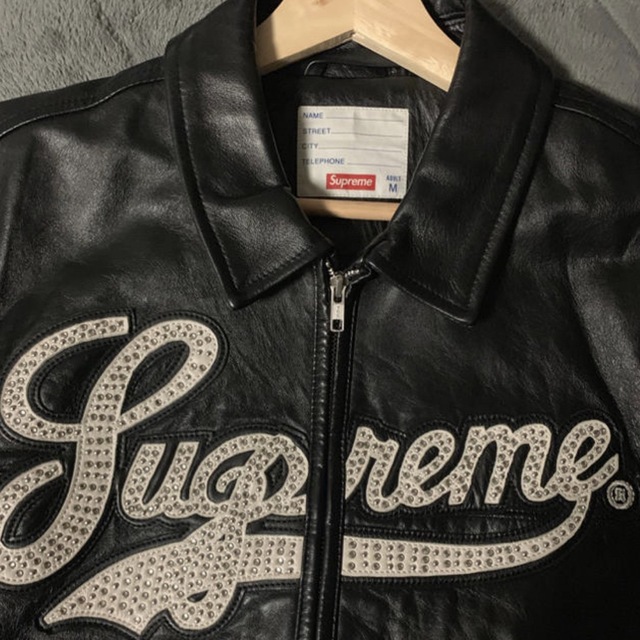 Supreme Uptown Studded Leather Jacket