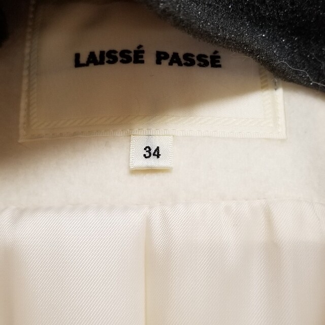 LAISSE PASSEのオフホワイトダッフルコート