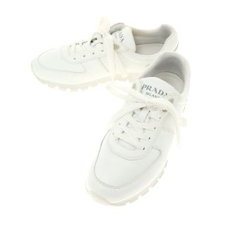 プラダ(PRADA)の【中古】プラダ PRADA フルレザー スニーカー【サイズ6 1/2】【メンズ】(スニーカー)