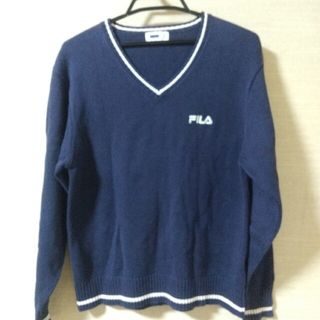 フィラ(FILA)のFILA紺ベスト(Tシャツ/カットソー)