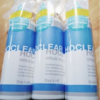 hoclear★Day's off 3本セット 微酸性次亜塩素酸水(日用品/生活雑貨)