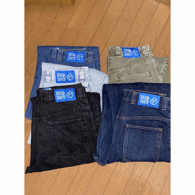 POLAR SKATE CO.(ポーラースケートカンパニー)のPolar Skate Co BIG BOY JEANS  ライトブルー メンズのパンツ(デニム/ジーンズ)の商品写真