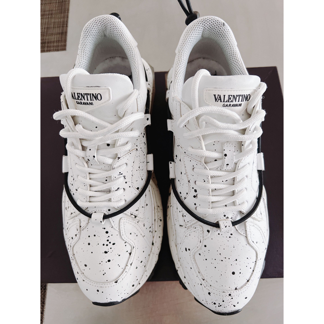高級感 ヴァレンティノ VLTN スニーカー 黒 42 26cm kids-nurie.com