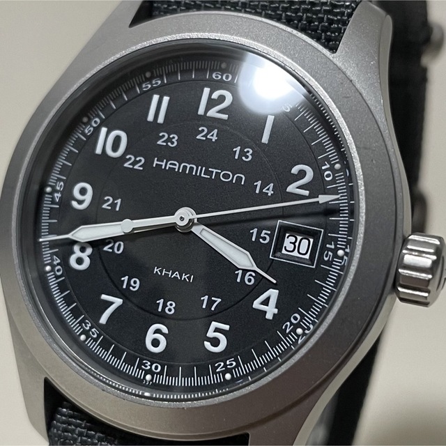 Hamilton(ハミルトン)の美品 hamilton khaki H684811 ハミルトン カーキ メンズの時計(腕時計(アナログ))の商品写真