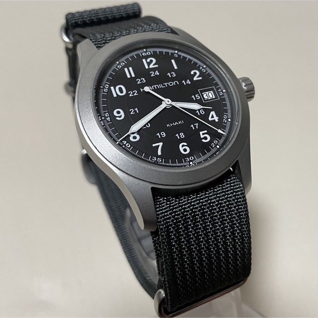 Hamilton(ハミルトン)の美品 hamilton khaki H684811 ハミルトン カーキ メンズの時計(腕時計(アナログ))の商品写真