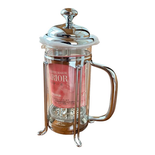 美品ハリオ HARIO ハリオール エレガンス シルバー450ml 3人用