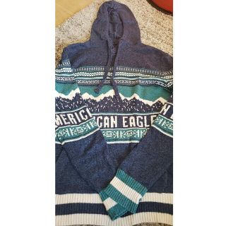 アメリカンイーグル(American Eagle)のアメリカン・イーグル ニットパーカー Ｓ(パーカー)