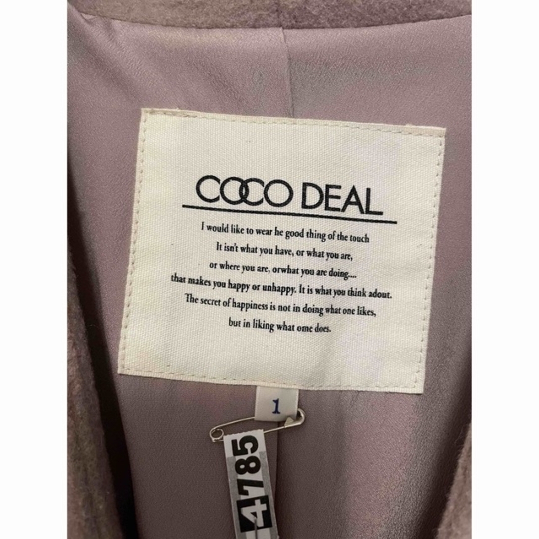 COCO DEAL(ココディール)のココディール　コート レディースのジャケット/アウター(ロングコート)の商品写真