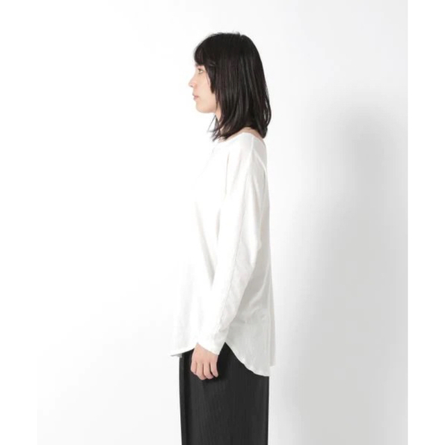 カオス ドミールコットンロングTシャツ ホワイト - Tシャツ(長袖/七分)