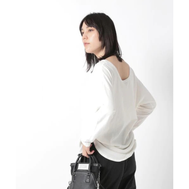カオス ドミールコットンロングTシャツ ホワイト - Tシャツ(長袖/七分)