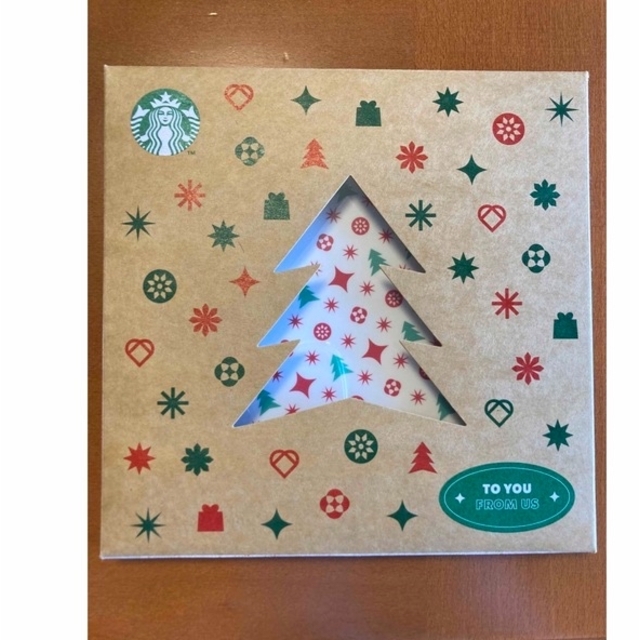 Starbucks Coffee(スターバックスコーヒー)のスタバ　クリスマス　デザートプレート インテリア/住まい/日用品のキッチン/食器(食器)の商品写真