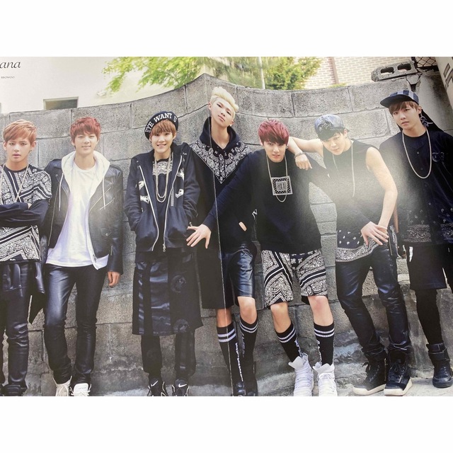 美品　BTS 日本デビュー2014年雑誌haruhana エンタメ/ホビーのCD(K-POP/アジア)の商品写真