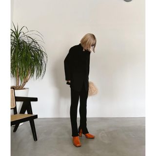 アメリヴィンテージ(Ameri VINTAGE)のSLIM WHOLEGARMENT  KNIT PANTS(カジュアルパンツ)