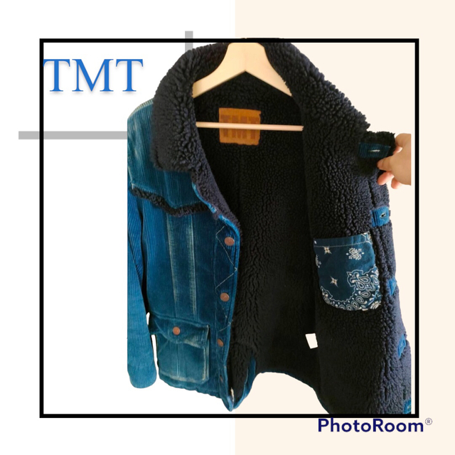 TMT(ティーエムティー)のTMT コーデュロイボア ランチコート メンズのジャケット/アウター(ブルゾン)の商品写真