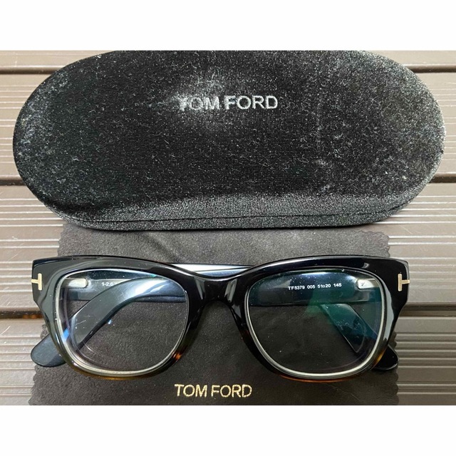 TOM FORD(トムフォード)のハルオ.様専用　TOM FORD TF5379 度入り 美品 メンズのファッション小物(サングラス/メガネ)の商品写真