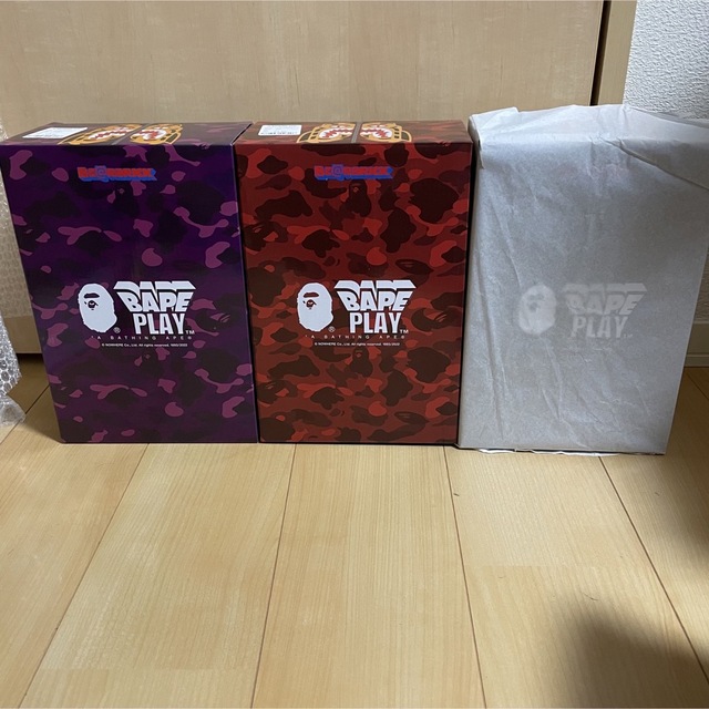 BE@RBRICK BAPE(R) CAMO TIGER 100％ & 400％